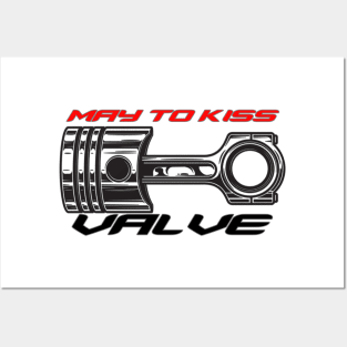 May to kiss valve, piston knock (Color 1) Posters and Art